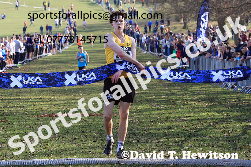 GMens under-17s 2025 UK CAU Inter Counties Cross Country Champs., Wollaton Park, Nottingham. Photo: David T. Hewitson/Sports for All Pics